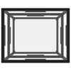 vidaXL Mesa consola 50x40x40 cm vidro temperado transparente