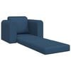 vidaXL Sof&aacute;-Cama Azul 98 x 71 x 83 cm tecido