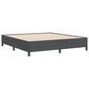 vidaXL Cama Box Cinza Escuro 180 x 200 cm Veludo