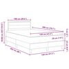 vidaXL Cama Box com colch&atilde;o Cinzento-claro 120 x 200 cm tecido
