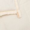 vidaXL Manta pesada 9 kg 200x200 cm tecido creme-claro