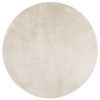 vidaXL Tapete de pelo curto OVIEDO &Oslash; 120 cm bege