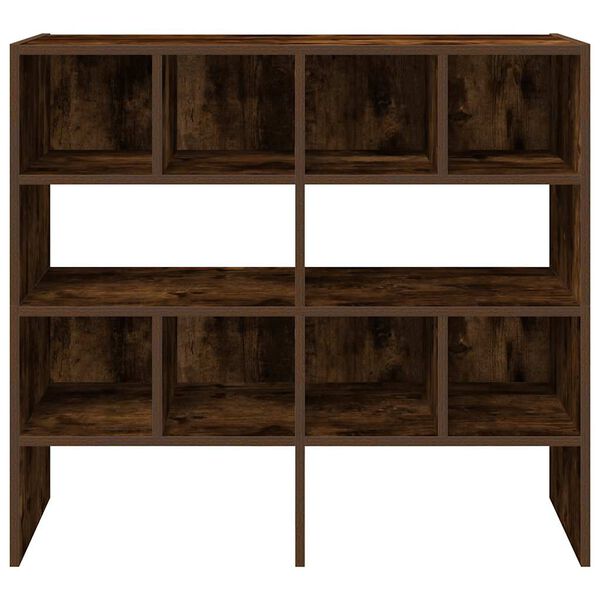 vidaXL Sapateiras 2 pcs empilh&aacute;veis 89,5x30x40 cm carvalho fumado