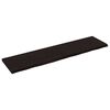 vidaXL Bancada p/ WC 160x40x(2-4)cm madeira tratada maci&ccedil;a castanho