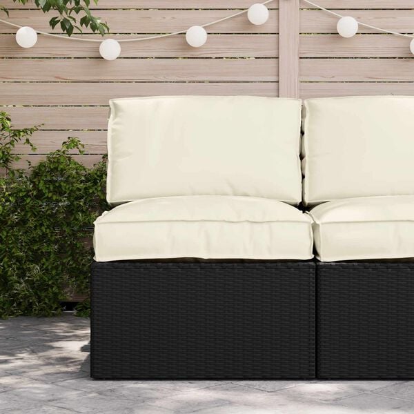 vidaXL Conjunto de Almofadas para Palete 2 pcs Creme Tecido Oxford