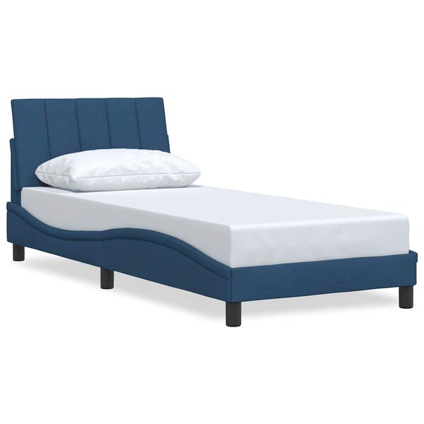 vidaXL Estrutura de cama sem colch&atilde;o Hanko 80x200 cm azul