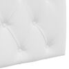 vidaXL Cabeceira Suspensa Branco 170 x 55 x 7 cm tecido
