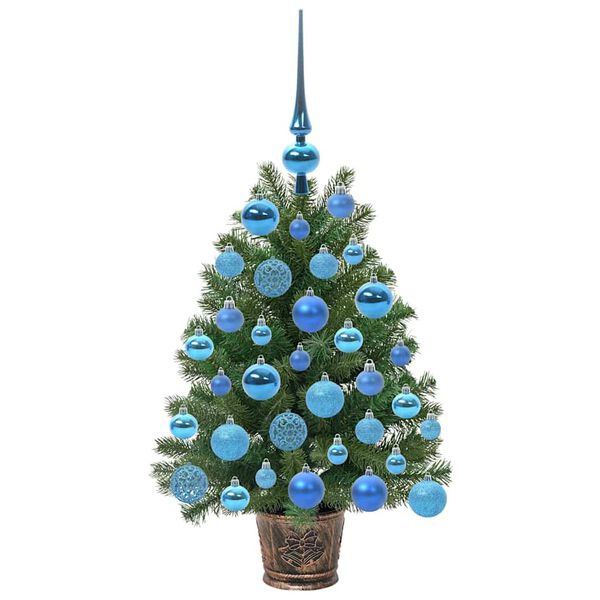 vidaXL &Aacute;rvore de Natal Artificial com 150 LEDs Verde 75 cm PE e PVC