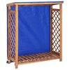 vidaXL Abrigo para arruma&ccedil;&atilde;o de lenha 105x38x115 cm ac&aacute;cia maci&ccedil;a