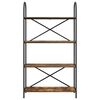 vidaXL Estante Carvalho Defumado 80 x 30 x 146 cm Madeira processada