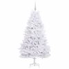 vidaXL &Aacute;rvore de Natal Articulada Artificial Branco 180 cm PVC e A&ccedil;o