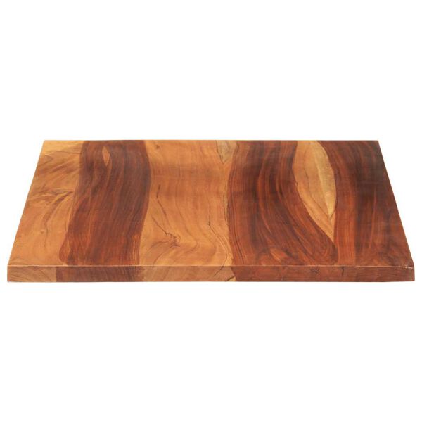 vidaXL Tampo de mesa madeira de ac&aacute;cia maci&ccedil;a 25-27 mm 60x90 cm