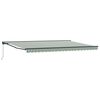 vidaXL Estrutura de Toldo Verde e Branco 500 &times; 300 cm