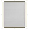 vidaXL Tela anti-insetos magnética janela 100x120cm fibra vidro branco