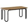 vidaXL Mesa de centro Carvalho Arttisan 79,5 x 40 x 36 cm