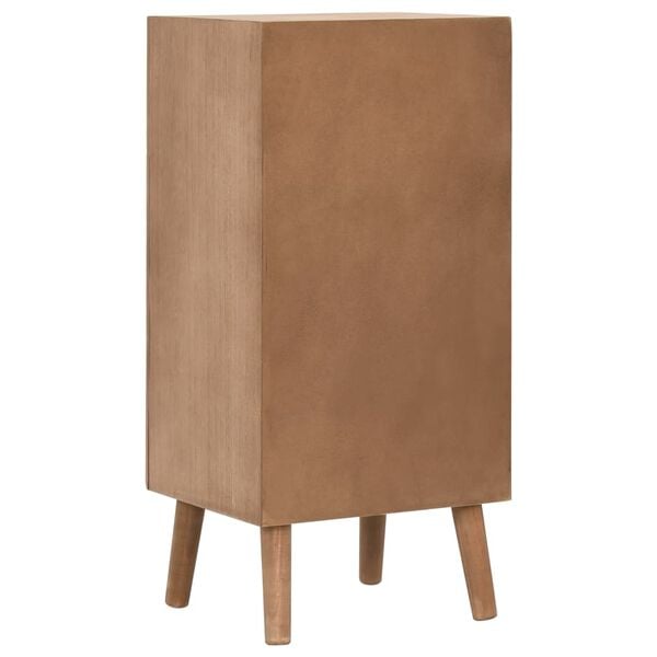vidaXL Mesa de apoio com 4 gavetas 34,5x30x74,5 cm MDF castanho