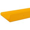 vidaXL Prateleira Flutuante 3 pcs Amarelo Mostarda 40 x 9 x 2,5 cm A&ccedil;o