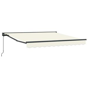 vidaXL Estrutura de Toldo Creme 300 x 250 cm