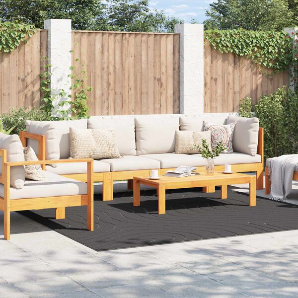 vidaXL Tapetes de &aacute;rea Quadrado Antracite 240 x 240 cm