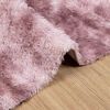 vidaXL Tapete shaggy de pelo alto NAVARRA 160x230 cm rosa empoeirado