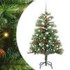 vidaXL &Aacute;rvore de Natal Artificial Verde 150 cm PVC e Metal