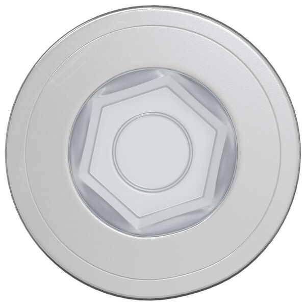 vidaXL Parafusos Confirmat 12 pcs Prateado Metal