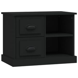 vidaXL Mesa de cabeceira 60x35,5x45 cm preto
