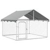 vidaXL Canil de exterior com telhado 200x200x150 cm