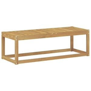 vidaXL Bancada de P&aacute;tio ao Ar Livre Branco 115 x 43 x 37 cm