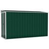 vidaXL Abrigo suspenso p/ jardim 118x288x178 cm a&ccedil;o galvanizado verde
