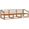 vidaXL Conjunto de Sof&aacute;s para Exterior 3 pcs Natural