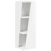 vidaXL Prateleira Lateral Branco Brilhante 33 x 32 x 100,5 cm