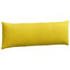 vidaXL Travesseiros de Sof&aacute; 2 pcs Amarelo 120 x 40 cm