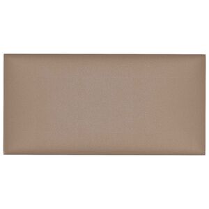 vidaXL Cabeceira de Parede 12 unid. 30 x 15 cm Cappuccino tecido