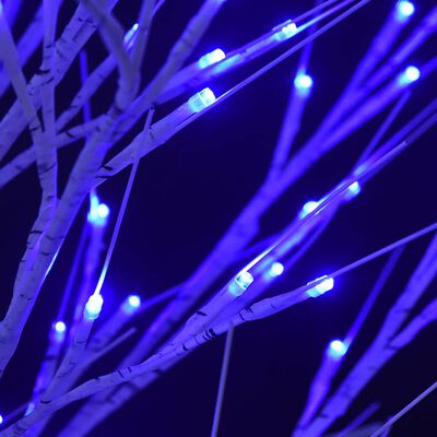 vidaXL Árvore de Natal 200 LEDs salgueiro int./ext. 2,2m azul
