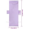 vidaXL Toalhas para Espregui&ccedil;adeira 2 pcs Roxo 210 x 75 cm