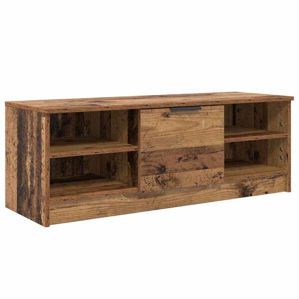 vidaXL Gabinete para TV Madeira Antiga 102 x 35 x 36,5 cm