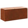 vidaXL Banco de jardim 2 -Seater 100 x 40 x 43 cm A&ccedil;o corten