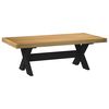 vidaXL Mesa de centro NOAIN pernas em forma de X 120x60x40 cm