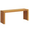 vidaXL banco &Oacute;leo Natural 110 x 30 x 45 cm Madeira de Teca S&oacute;lida