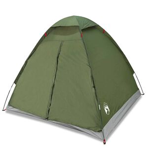 vidaXL Tenda campismo c&uacute;pula p/ 2 pessoas imperme&aacute;vel verde azeitona