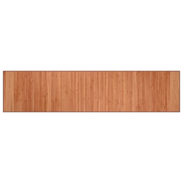 vidaXL Tapete retangular 70x300 cm bambu castanho