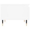 vidaXL Mesa de centro 50x46x35 cm derivados de madeira branco