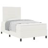 vidaXL Cama Box Manual Creme e Branco 193 x 120 x 128 cm