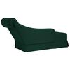 vidaXL Chaise lounge c/ refor&ccedil;o/apoio de bra&ccedil;os direito veludo