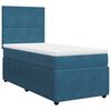vidaXL Cama boxspring com colch&atilde;o 100x200 cm veludo azul