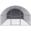 vidaXL Galinheiro de exterior 3x8x2 m aço galvanizado