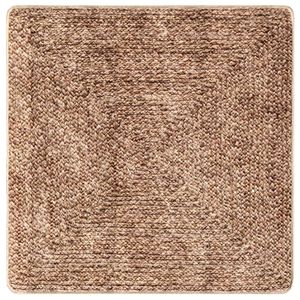 vidaXL Passadeira MARSA Amarelo 100 x 100 cm Poli&eacute;ster e PVC