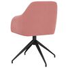 vidaXL Cadeiras de jantar 2 pcs veludo rosa