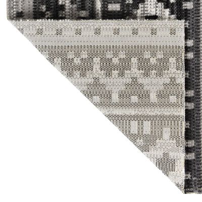 vidaXL Tapete de exterior tecelagem lisa 80x150 cm cinzento-escuro